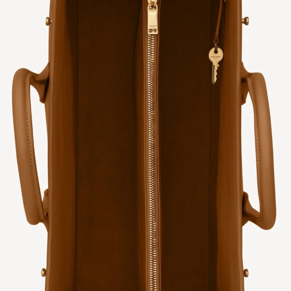 Saint Laurent Sac de Jour - Medium in Supple Grained Leather (Cinnamon) - Picture 8 of 9